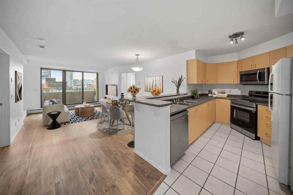 MLS® A2255218 - Unit #407 1121 6 Avenue SW in Downtown West End Calgary, Residential