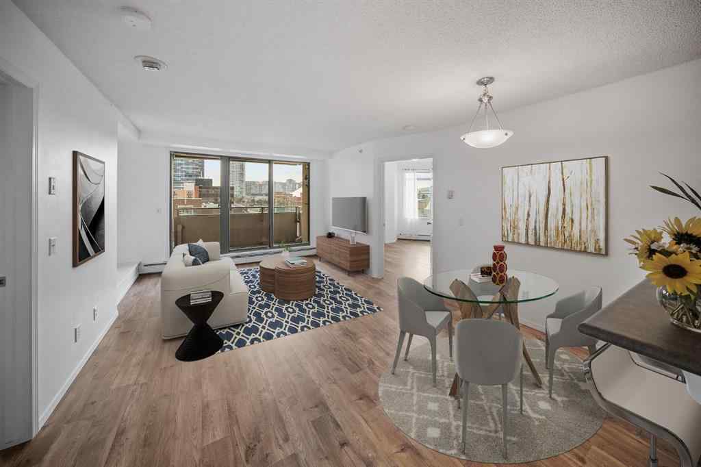 MLS® A2255218 - Unit #407 1121 6 Avenue SW in Downtown West End Calgary, Residential