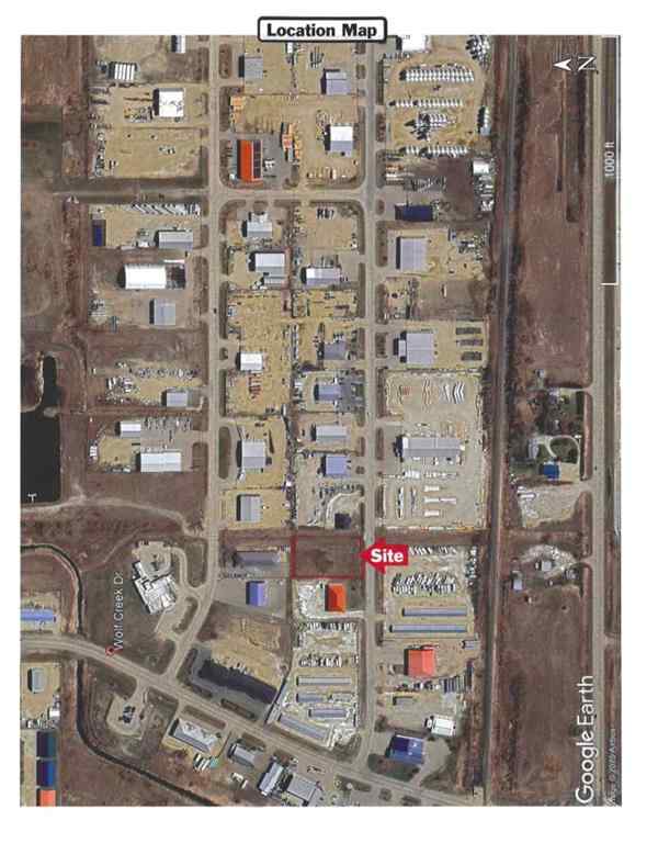 MLS® A2255293 - 3906 52 Ave.   in Wolf Creek Industrial Park Lacombe, Land
