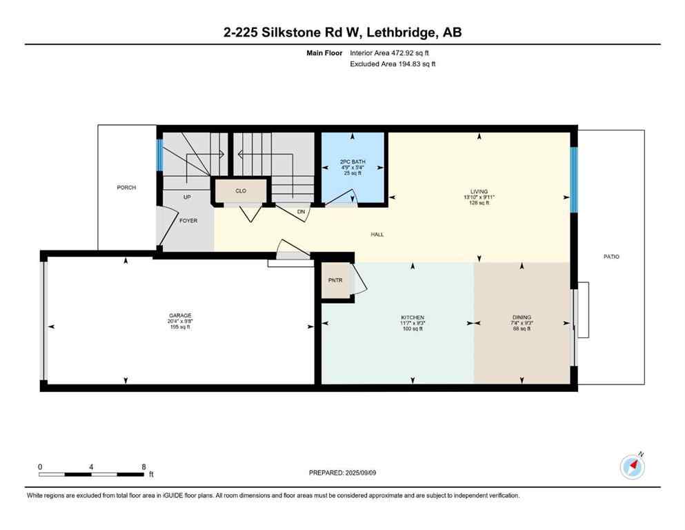 MLS® A2255316 - Unit #2 225 Silkstone Road W in Copperwood Lethbridge, Residential