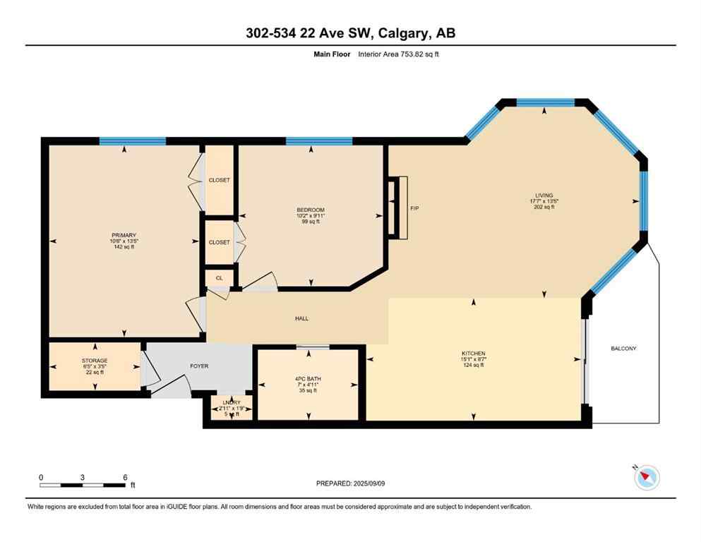 MLS® A2255375 - Unit #302 534 22 Avenue SW in Cliff Bungalow Calgary, Residential