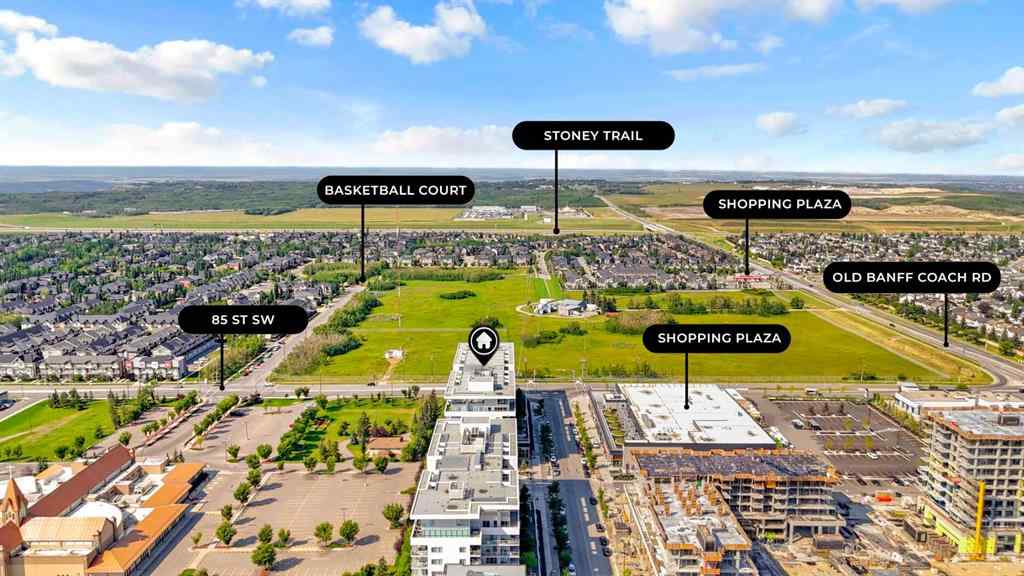 MLS® A2255394 - Unit #713 8505 Broadcast Avenue SW in West Springs Calgary, Residential