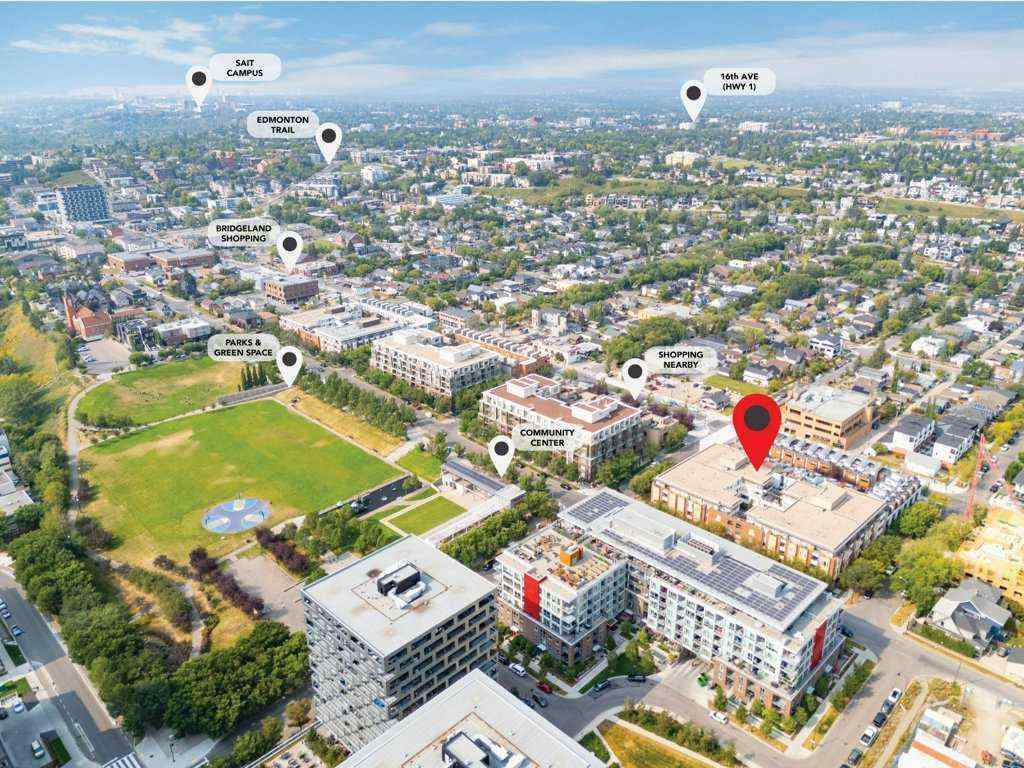 MLS® A2255413 - Unit #307 1000 Centre Avenue NE in Bridgeland/Riverside Calgary, Residential
