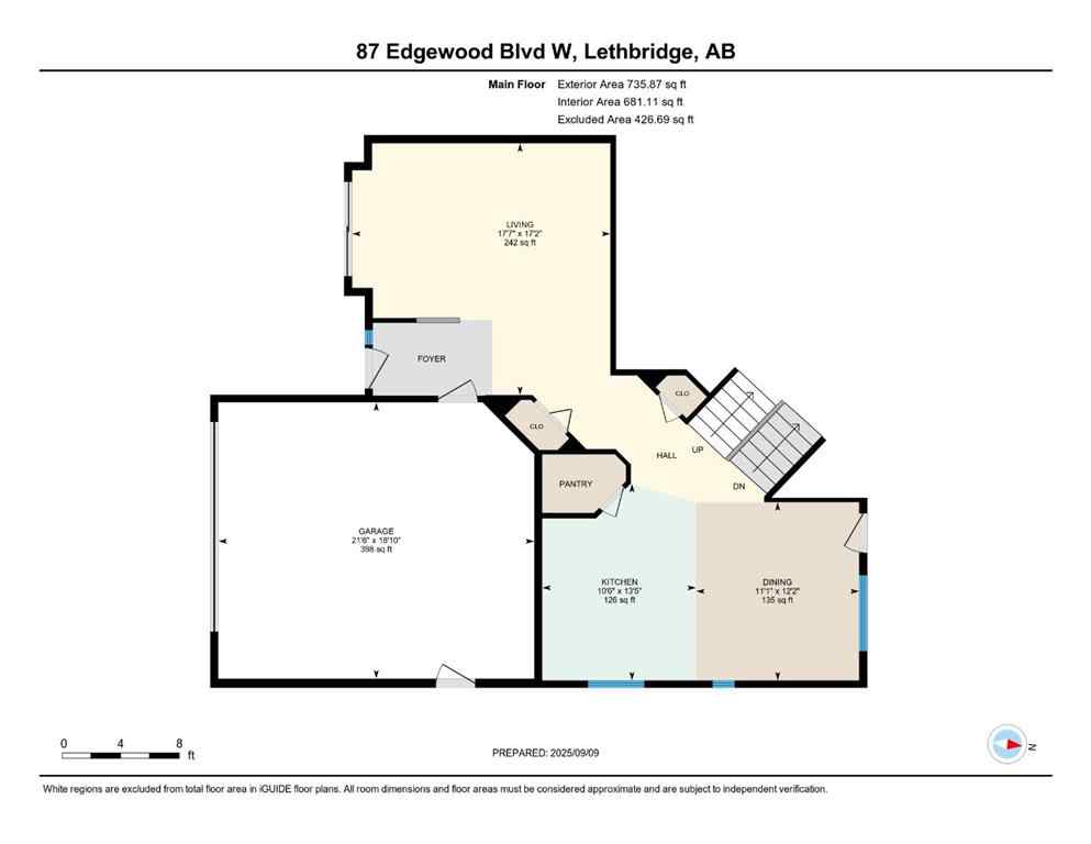 MLS® A2255533 - 87 Edgewood Boulevard W in Ridgewood Lethbridge, Residential