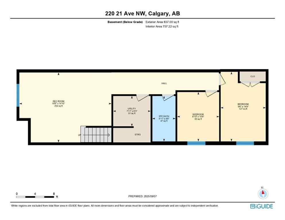 MLS® A2255562 - 220 21 Avenue NW in Tuxedo Park Calgary, Residential