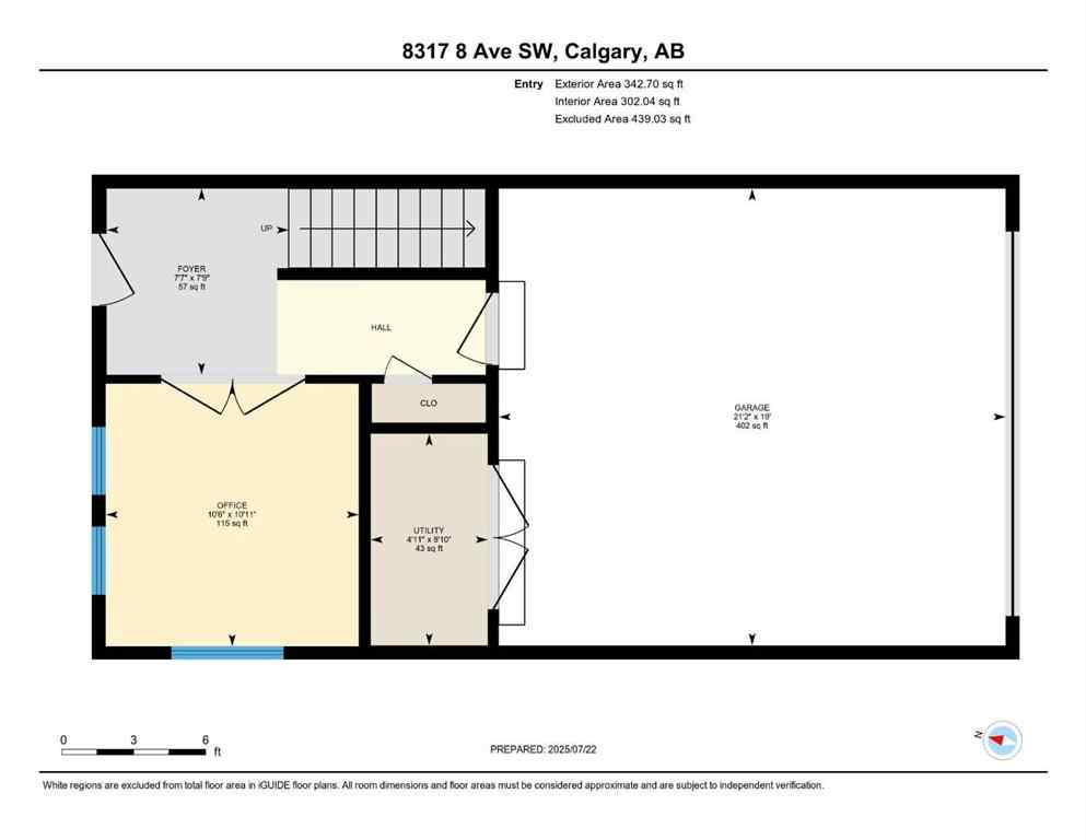 MLS® A2255576 - 8349 8 Avenue SW in West Springs Calgary, Residential