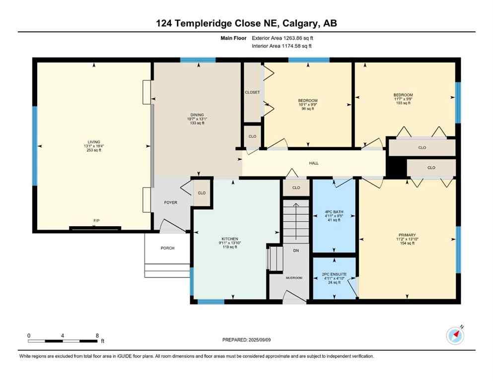 MLS® A2255595 - 124 Templeridge Close NE in Temple Calgary, Residential