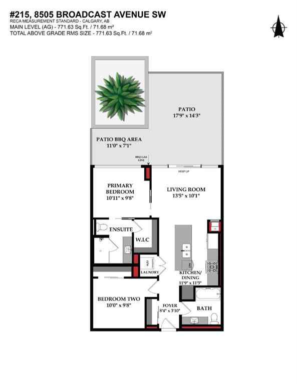 MLS® A2255603 - Unit #215 8505 Broadcast Avenue SW in West Springs Calgary, Residential