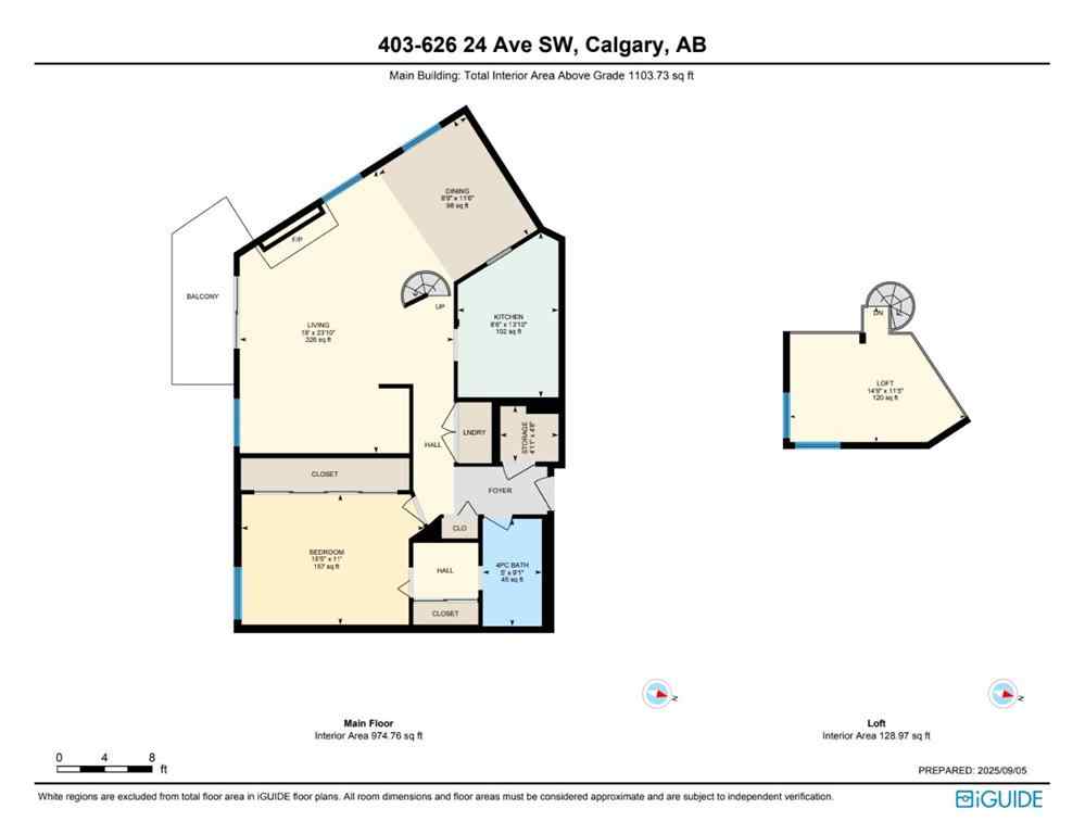 MLS® A2255622 - Unit #403 626 24 Avenue SW in Cliff Bungalow Calgary, Residential