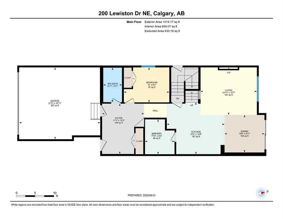 MLS® A2255625 - 200 Lewiston Drive NE in Lewisburg Calgary, Residential