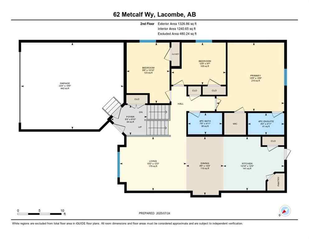 MLS® A2255749 - 62 Metcalf Way  in Metcalf Ridge Lacombe, Residential