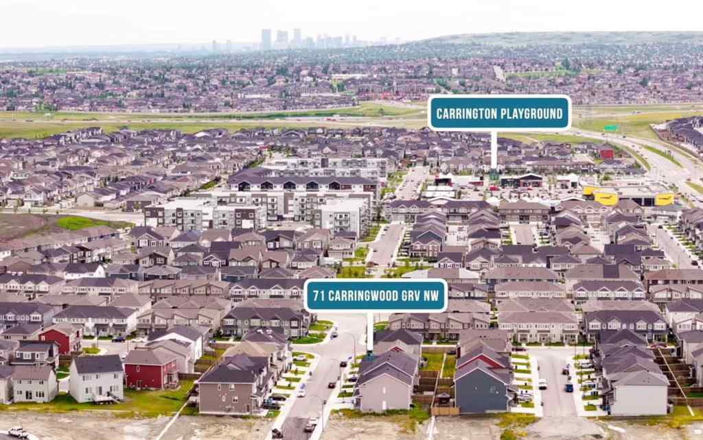 MLS® A2255783 - 71 Carringwood Grove NW in Carrington Calgary, Residential