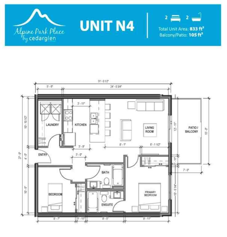 MLS® A2255796 - Unit #1120 15126 37 Street SW in Alpine Park Calgary, Residential