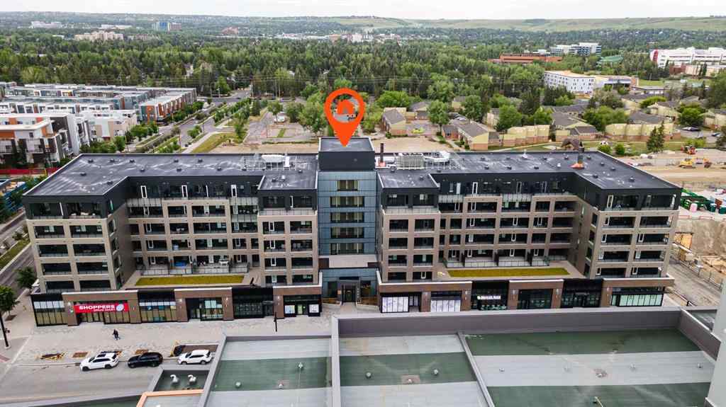 MLS® A2255803 - Unit #424 3932 University Avenue NW in University District Calgary, Residential