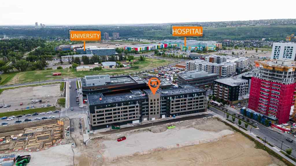 MLS® A2255803 - Unit #424 3932 University Avenue NW in University District Calgary, Residential