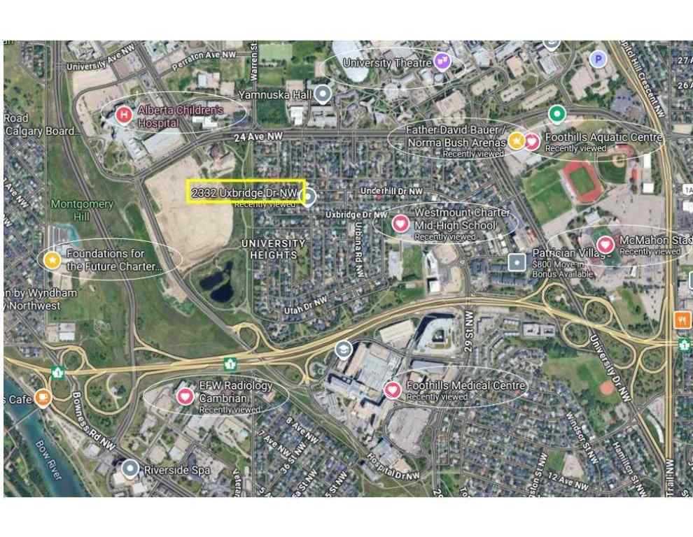 MLS® A2255822 - 2332 Uxbridge Drive NW in University Heights Calgary, Residential