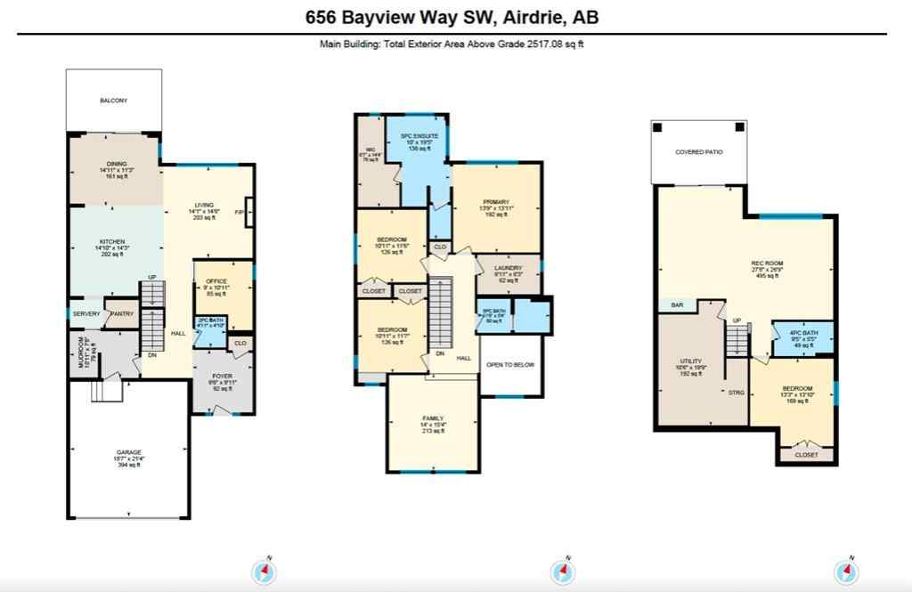 MLS® A2255875 - 656 Bayview Way SW in Bayview Airdrie, Residential