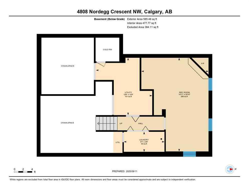 MLS® A2255879 - 4808 Nordegg Crescent NW in North Haven Calgary, Residential