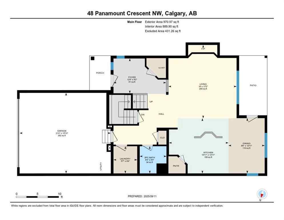 MLS® A2255886 - 48 Panamount Crescent NW in Panorama Hills Calgary, Residential