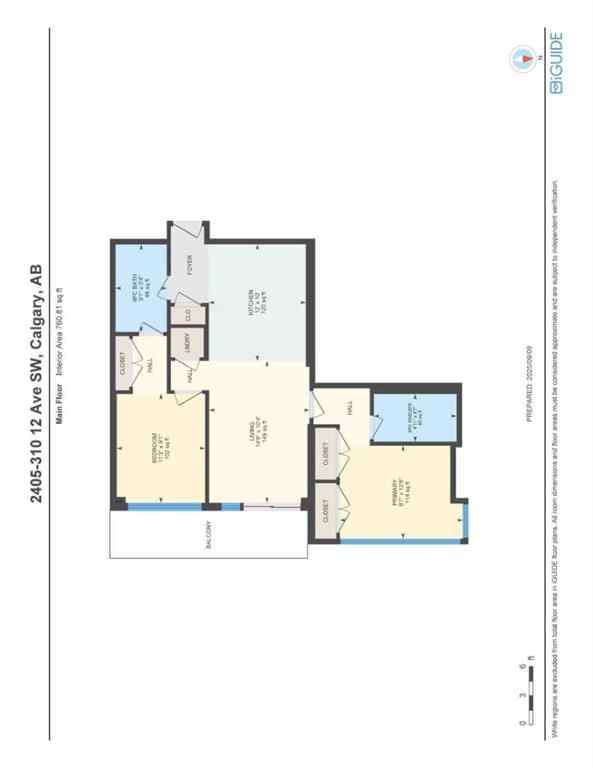MLS® A2255892 - Unit #2405 310 12 Avenue SW in Beltline Calgary, Residential