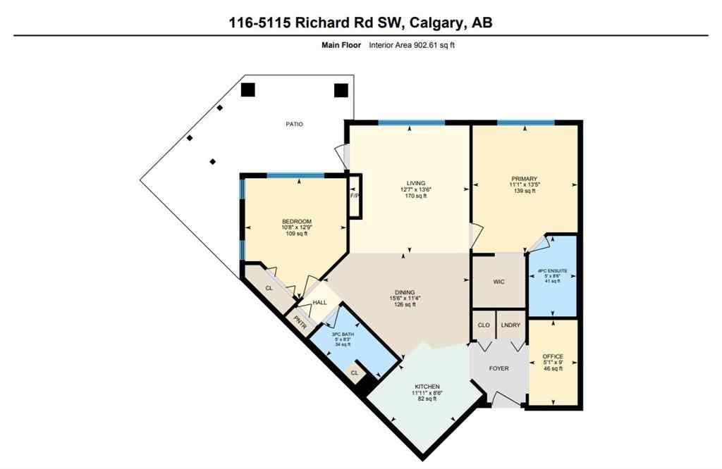 MLS® A2255943 - Unit #116 5115 Richard Road SW in Lincoln Park Calgary, Residential