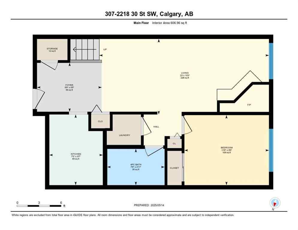 MLS® A2256058 - Unit #307 2218 30 Street SW in Killarney/Glengarry Calgary, Residential
