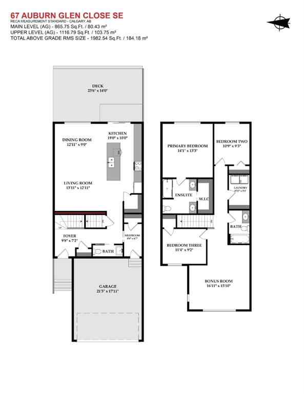 MLS® A2256071 - 67 Auburn Glen Close SE in Auburn Bay Calgary, Residential