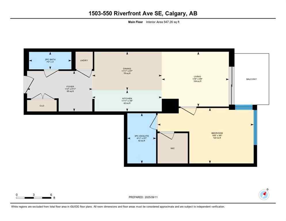 MLS® A2256115 - Unit #1503 550 Riverfront Avenue SE in Downtown East Village Calgary, Residential