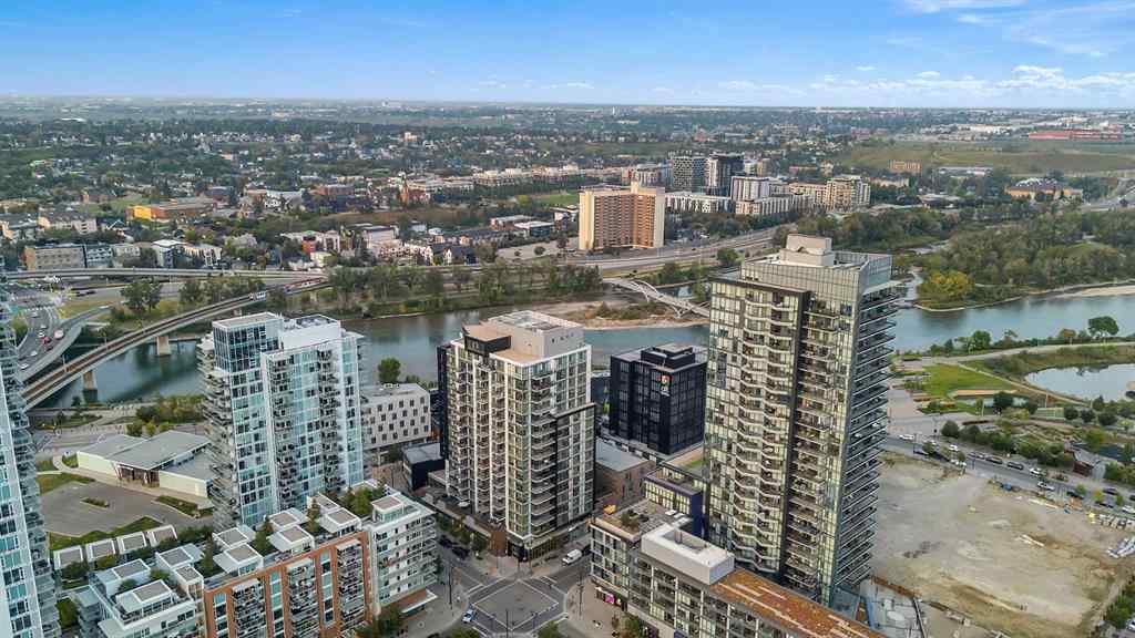 MLS® A2256115 - Unit #1503 550 Riverfront Avenue SE in Downtown East Village Calgary, Residential