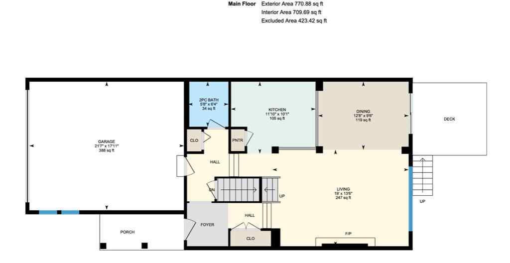 MLS® A2256123 - 313 Kings Heights Drive SE in Kings Heights Airdrie, Residential