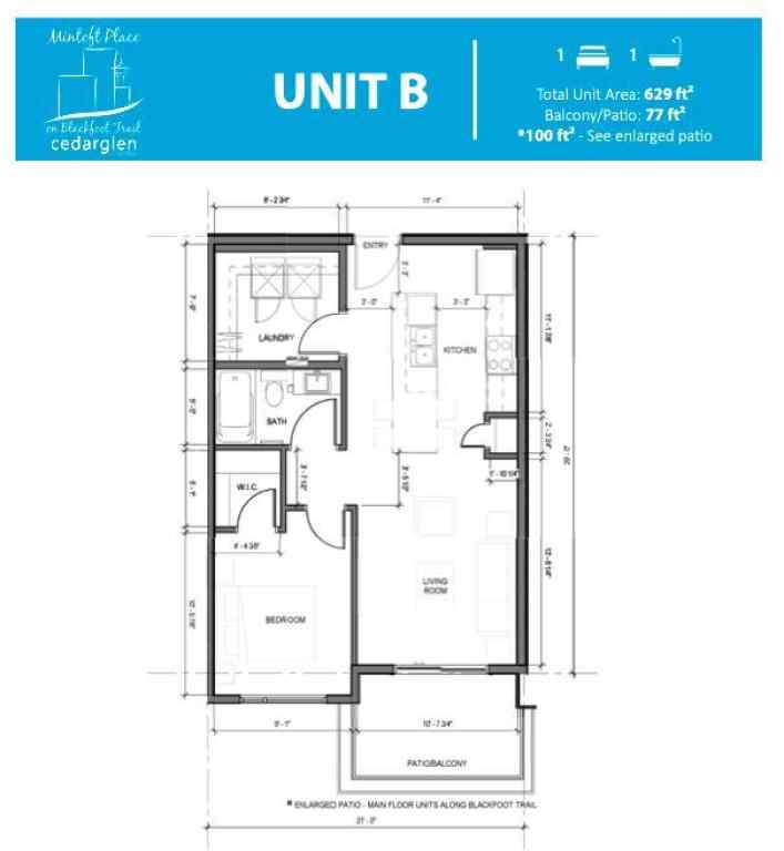MLS® A2256141 - Unit #7111 9400 Blackfoot Trail SE in Acadia Calgary, Residential