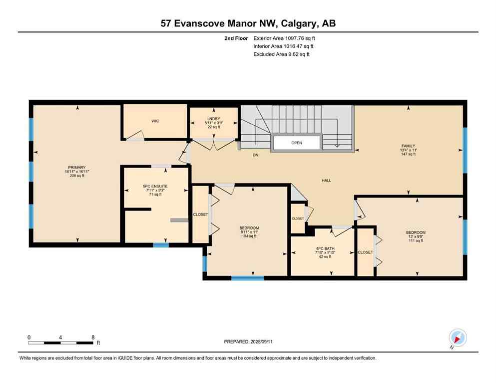 MLS® A2256153 - 57 Evanscove Manor NW in Evanston Calgary, Residential