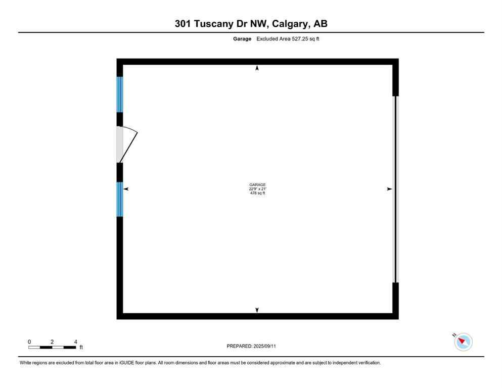 MLS® A2256162 - 301 tuscany Drive NW in Tuscany Calgary, Residential