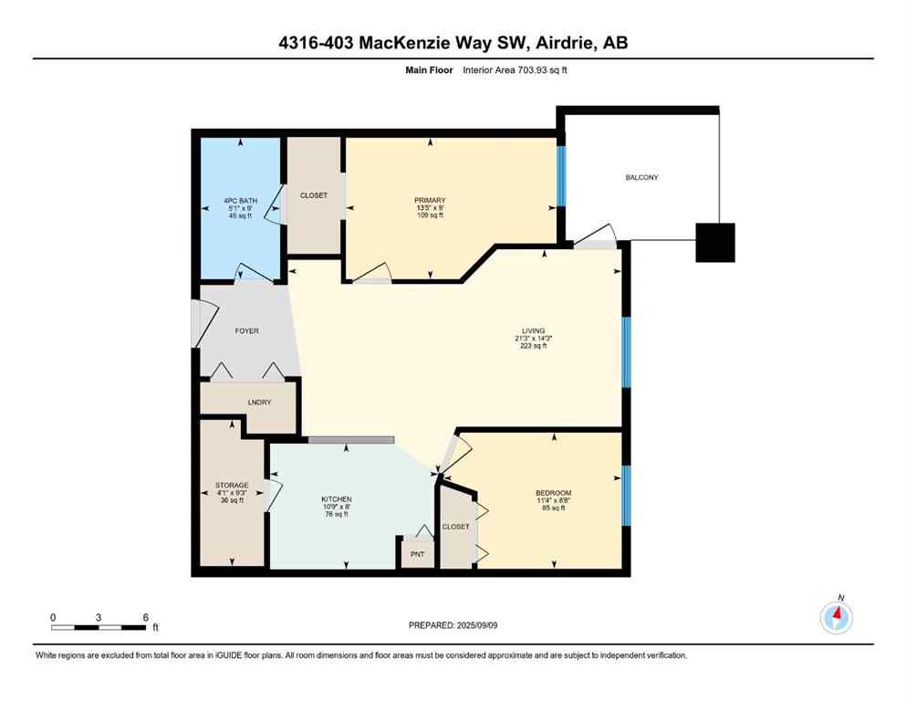 MLS® A2256163 - Unit #4316 403 Mackenzie Way SW in Downtown Airdrie, Residential
