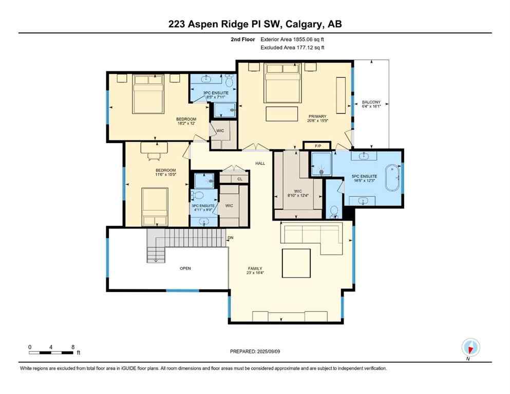 MLS® A2256166 - 223 Aspen Ridge Place SW in Aspen Woods Calgary, Residential