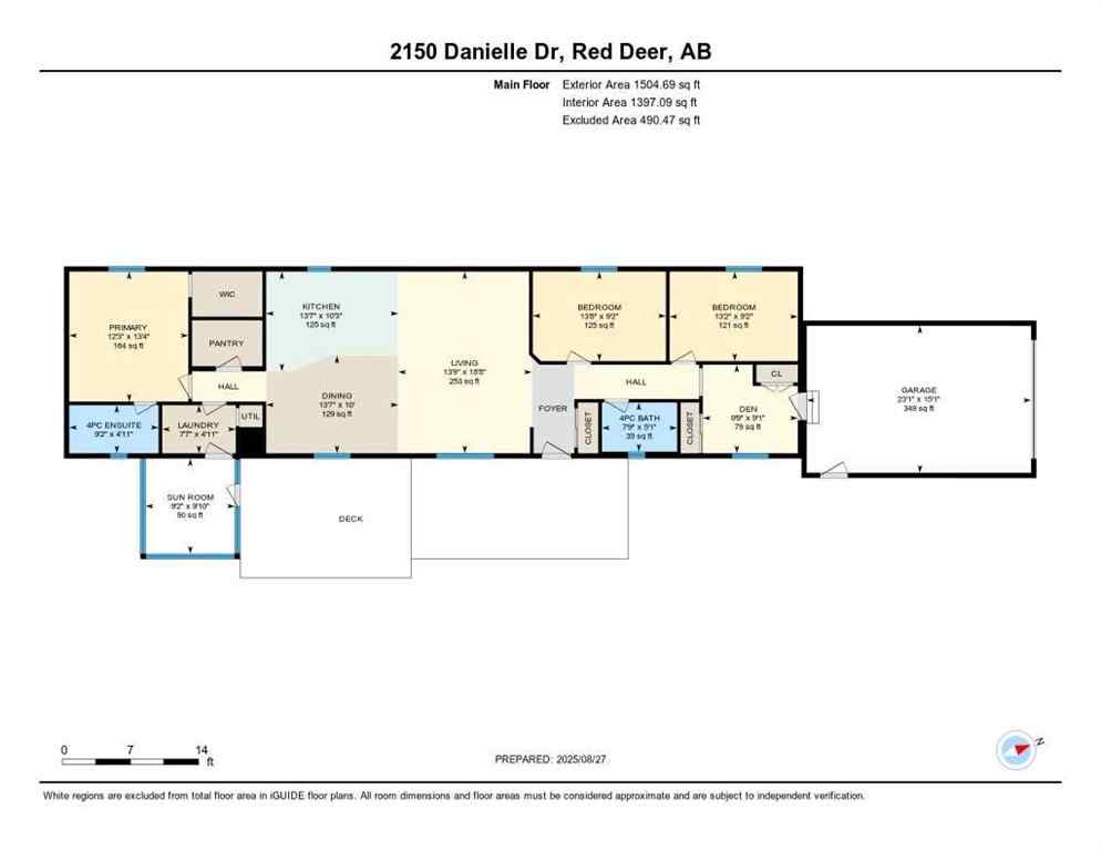 MLS® A2256194 - 2150 Danielle Drive  in Davenport Red Deer, Mobile