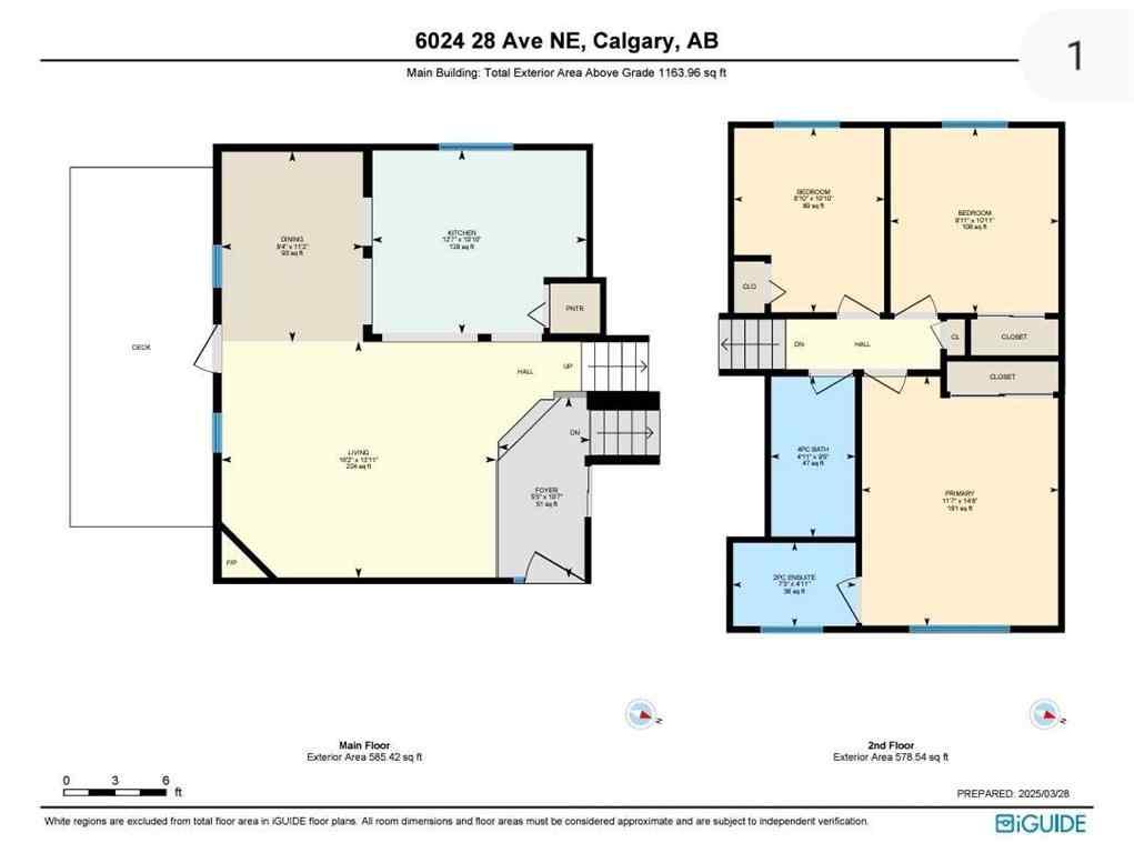 MLS® A2256201 - 6024 28 Avenue NE in Pineridge Calgary, Residential