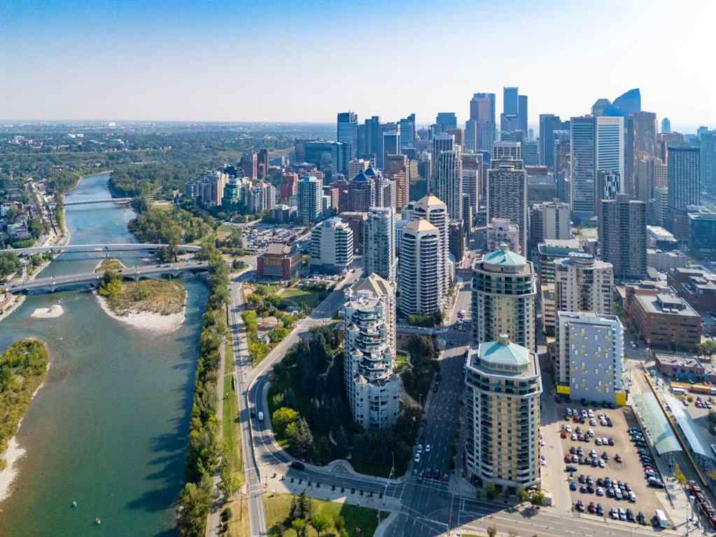 MLS® A2256219 - Unit #1204 683 10 Street SW in Downtown West End Calgary, Residential
