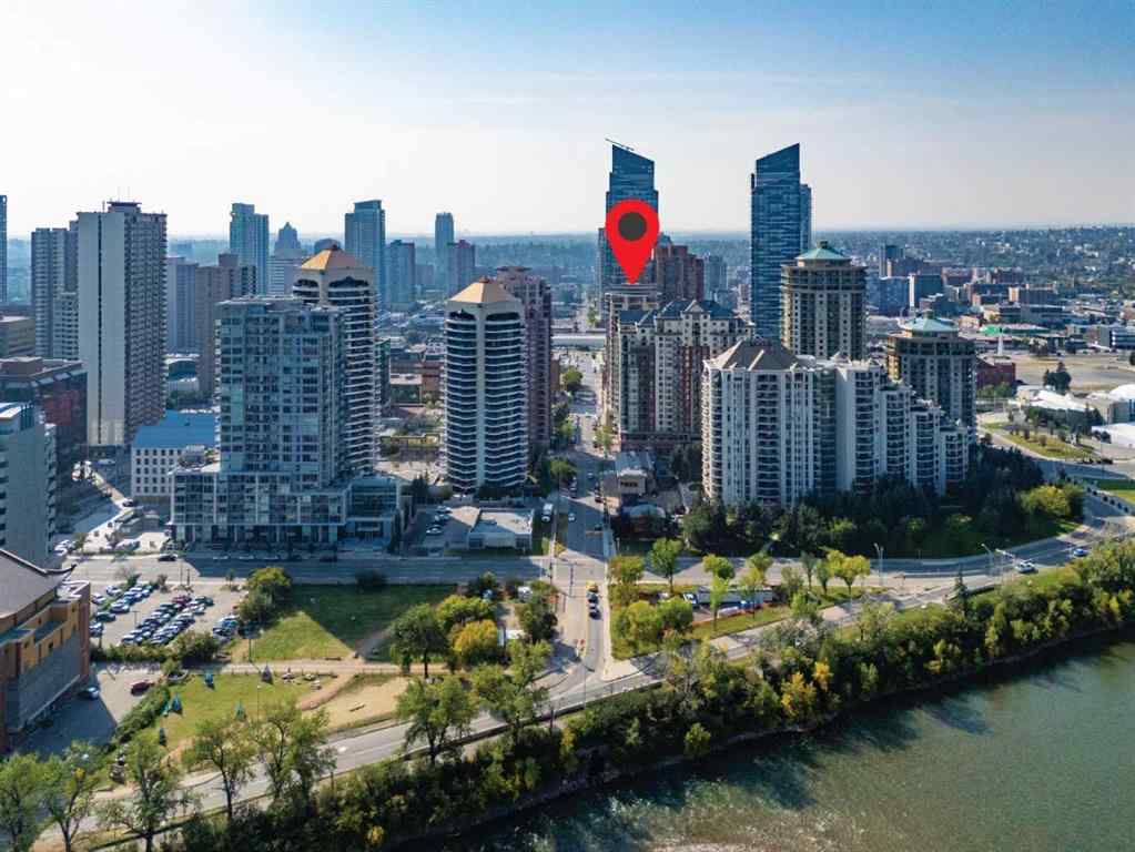 MLS® A2256219 - Unit #1204 683 10 Street SW in Downtown West End Calgary, Residential