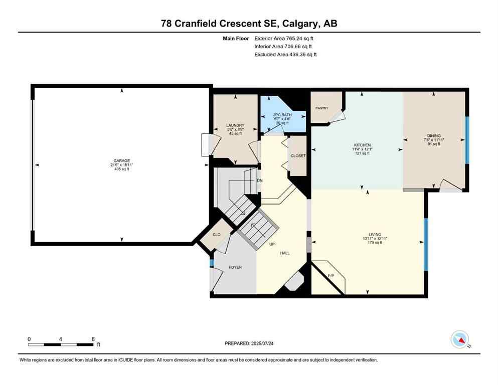 MLS® A2256234 - 78 Cranfield Crescent SE in Cranston Calgary, Residential