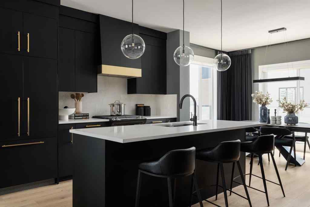 MLS® A2256252 - 8163 8 Avenue SW in West Springs Calgary, Residential