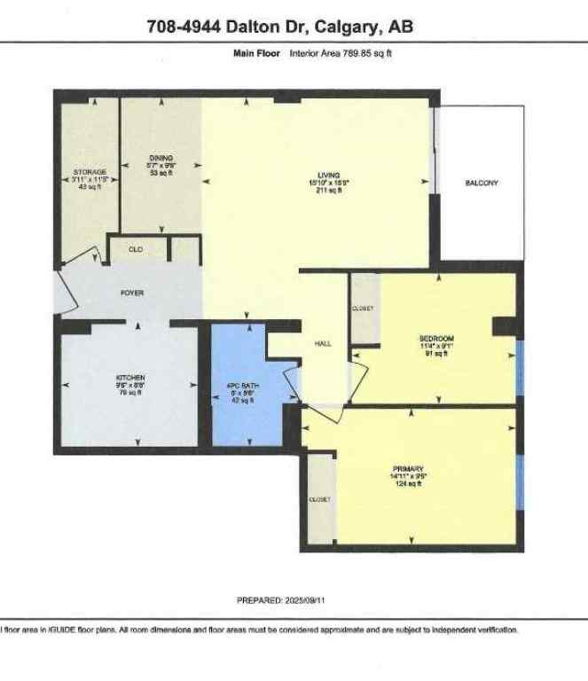 MLS® A2256253 - Unit #708 4944 Dalton Drive NW in Dalhousie Calgary, Residential