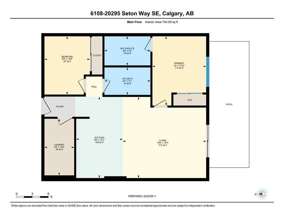MLS® A2256265 - Unit #6108 20295 Seton Way SE in Seton Calgary, Residential