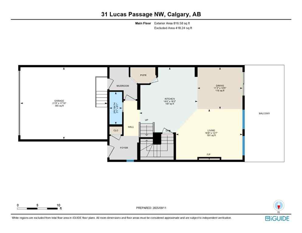 MLS® A2256280 - 31 Lucas Passage NW in Livingston Calgary, Residential