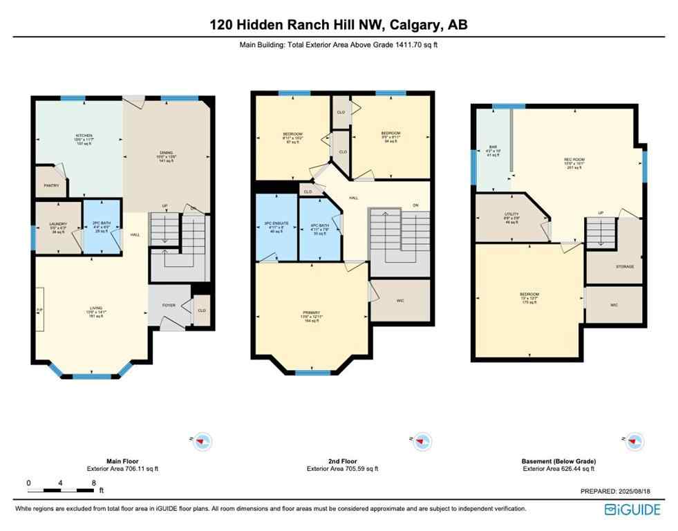 MLS® A2256385 - 120 Hidden Ranch Hill NW in Hidden Valley Calgary, Residential