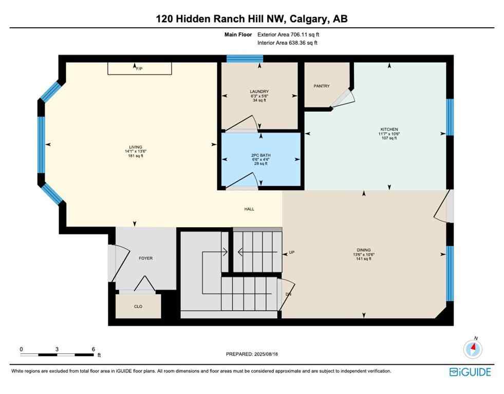 MLS® A2256385 - 120 Hidden Ranch Hill NW in Hidden Valley Calgary, Residential