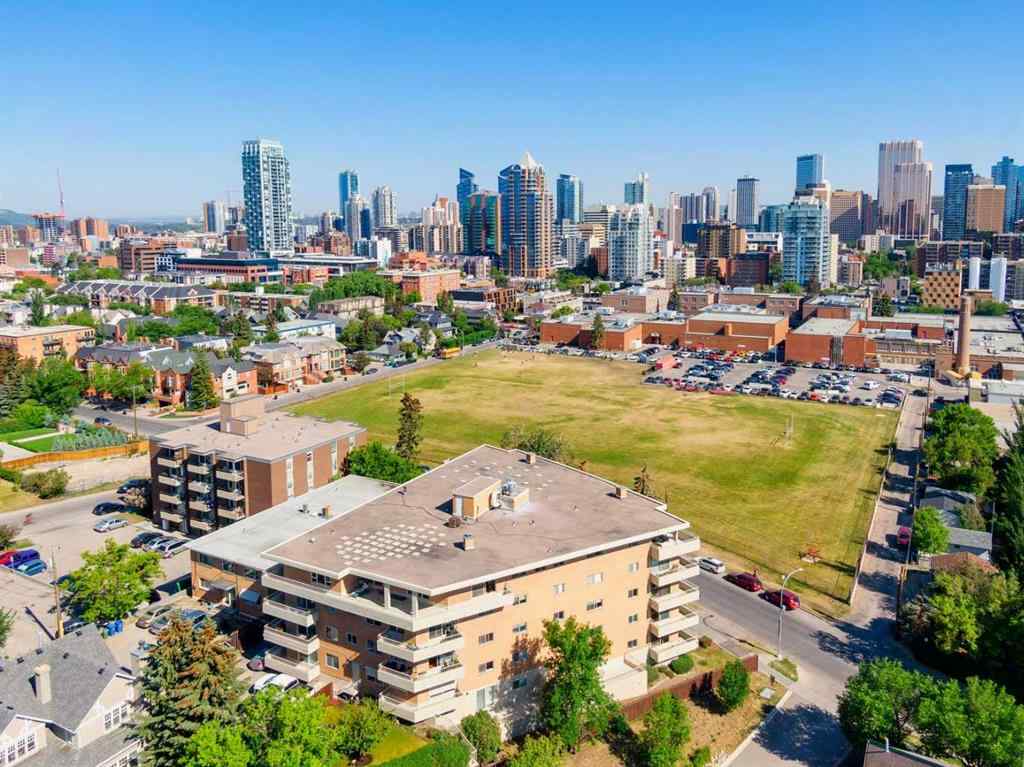 MLS® A2256406 - Unit #404 629 Royal Avenue SW in Lower Mount Royal Calgary, Residential