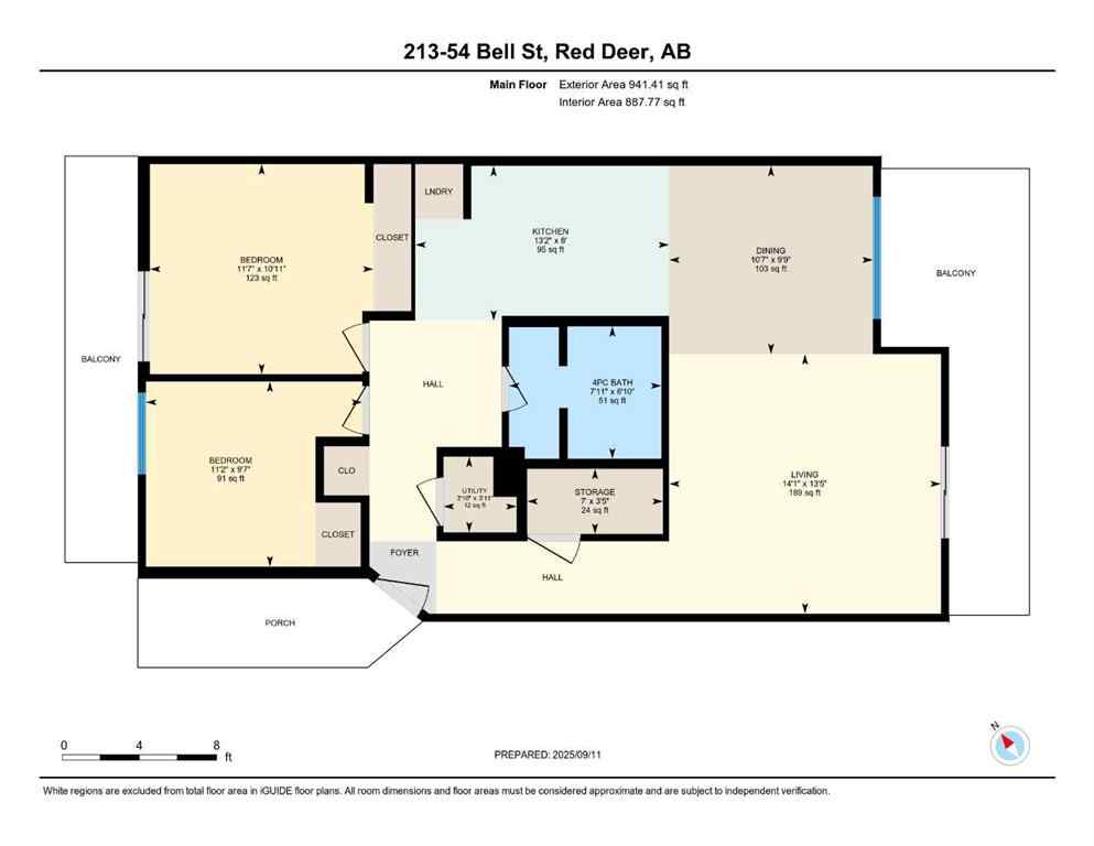 MLS® A2256438 - Unit #213 54 Bell Street  in Bower Red Deer, Residential