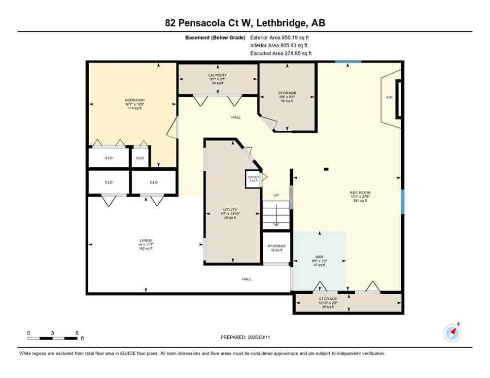 MLS® A2256464 - 82 Pensacola Court W in Varsity Village Lethbridge, Residential