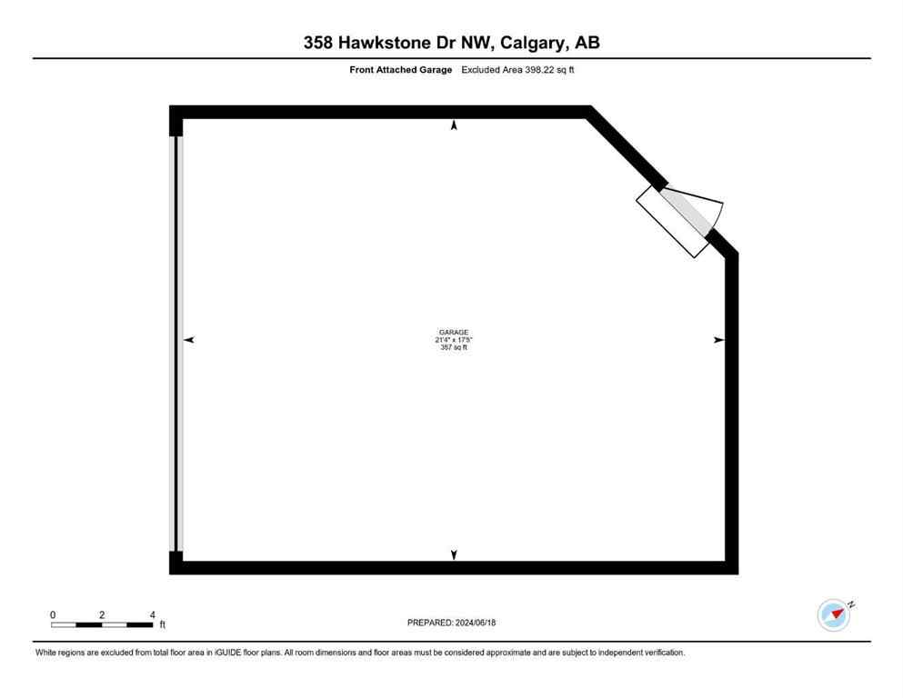 MLS® A2256468 - 358 Hawkstone Drive NW in Hawkwood Calgary, Residential